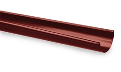SIBA Gouttière DL rouge Ral 3009 125mm/2.00m